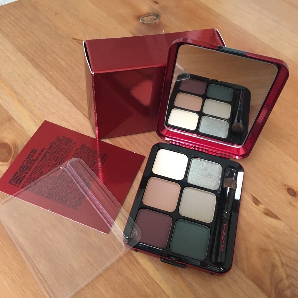 MAC Intriguing Scarlet 6 Warm Eye Shadow P…